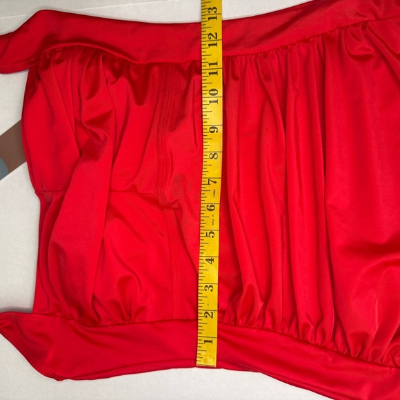 Smismivo Women's Size M Halter Slimming VintageRetroRuched Pushup 1pc Swimsuit. - Picture 11 of 11